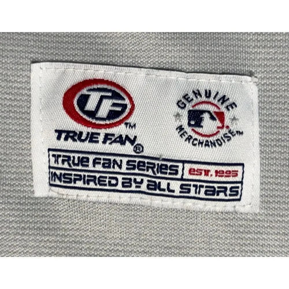True Fan Minnesota Twins Jersey Adult Size Medium Gray MLB